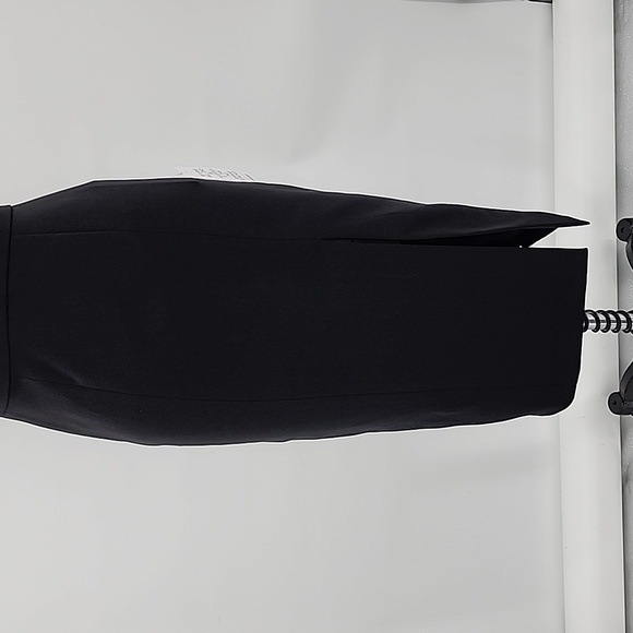 Jaygodfrey Kit Deep V-neckline Racer Back Black Midi Dress Size 0 - Picture 3 of 8